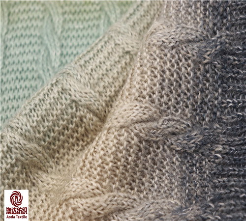 漸變彩虹拉毛紗